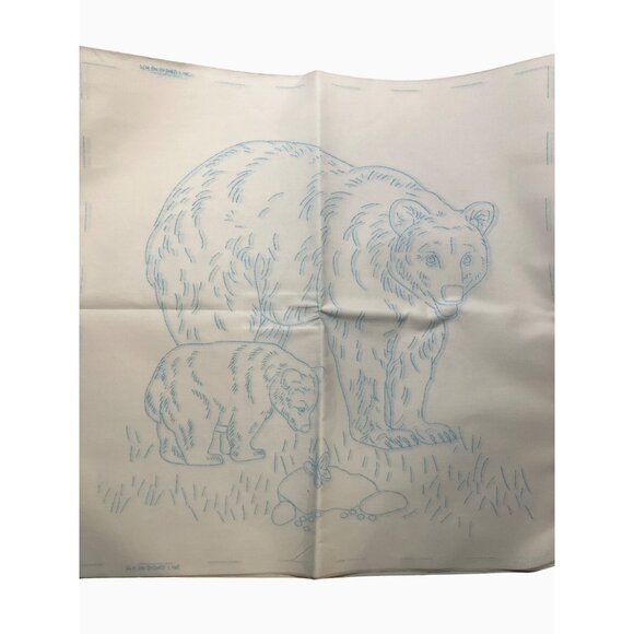 Quilt Squares Bear Family Embroidery Pattern Jack Dempsey Needle Art Craft Kit - Picture 13 of 13
